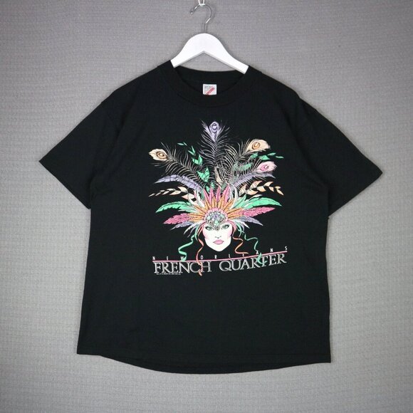 Vintage Other - Vintage Single Stitch 90s New Orleans Mardi Gras Tee